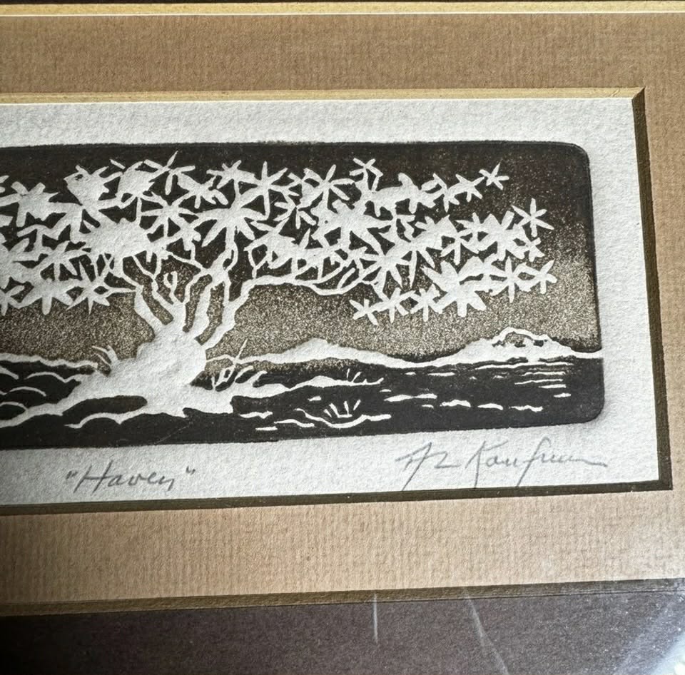 Havey Block Print - Al Kaufman, Intaglio Etchings [Art 380]