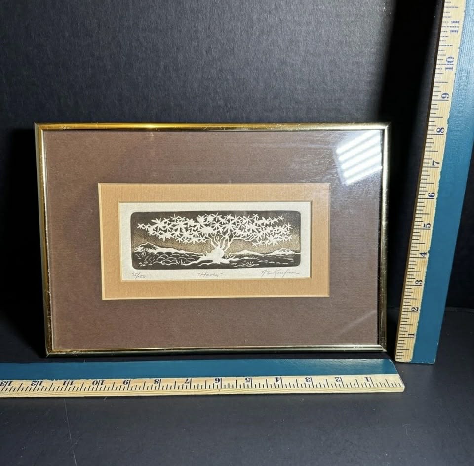 Havey Block Print - Al Kaufman, Intaglio Etchings [Art 380]