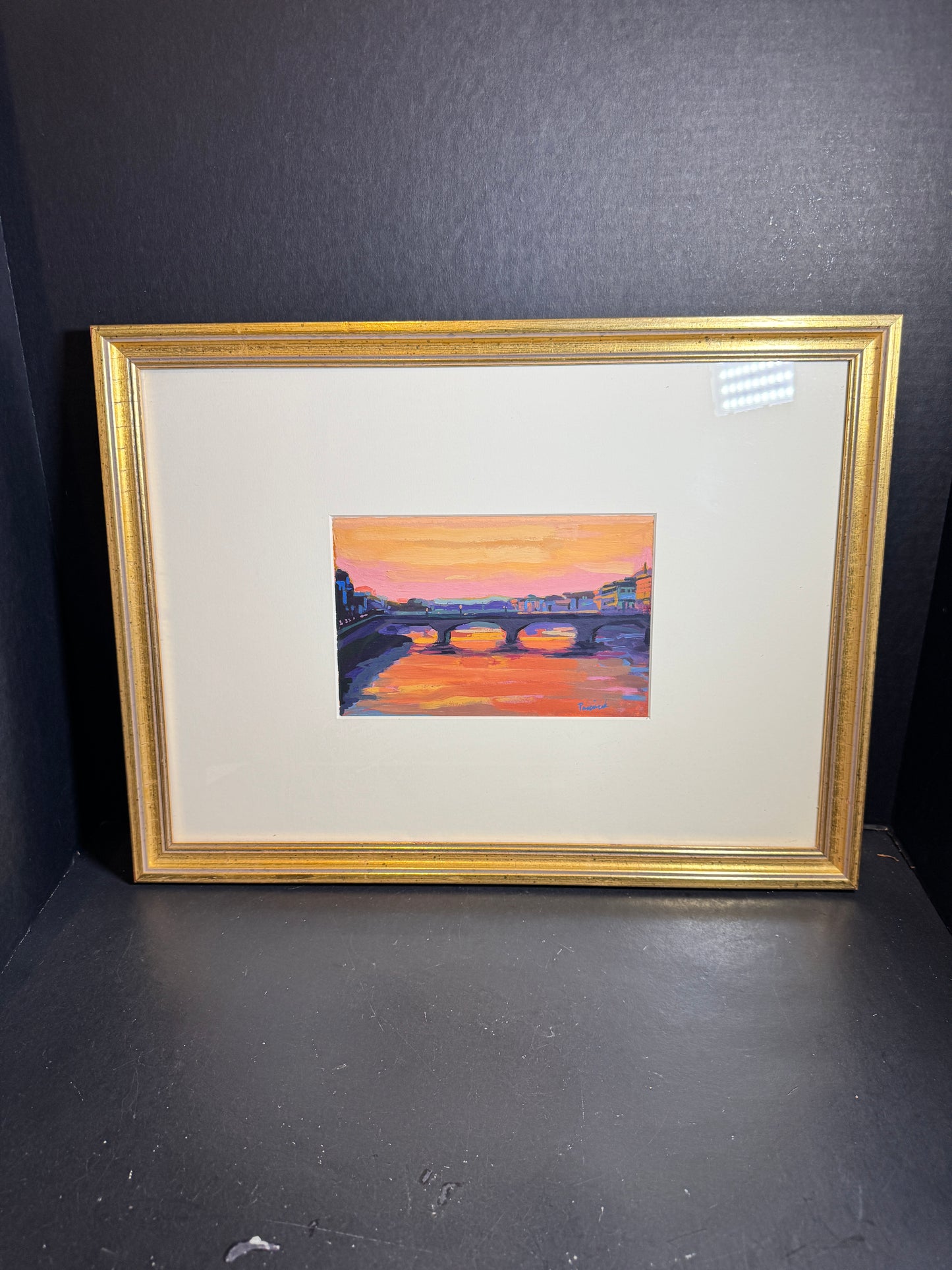 Rich Pasquale "Dusk on the Arno" Painting [Art 418]