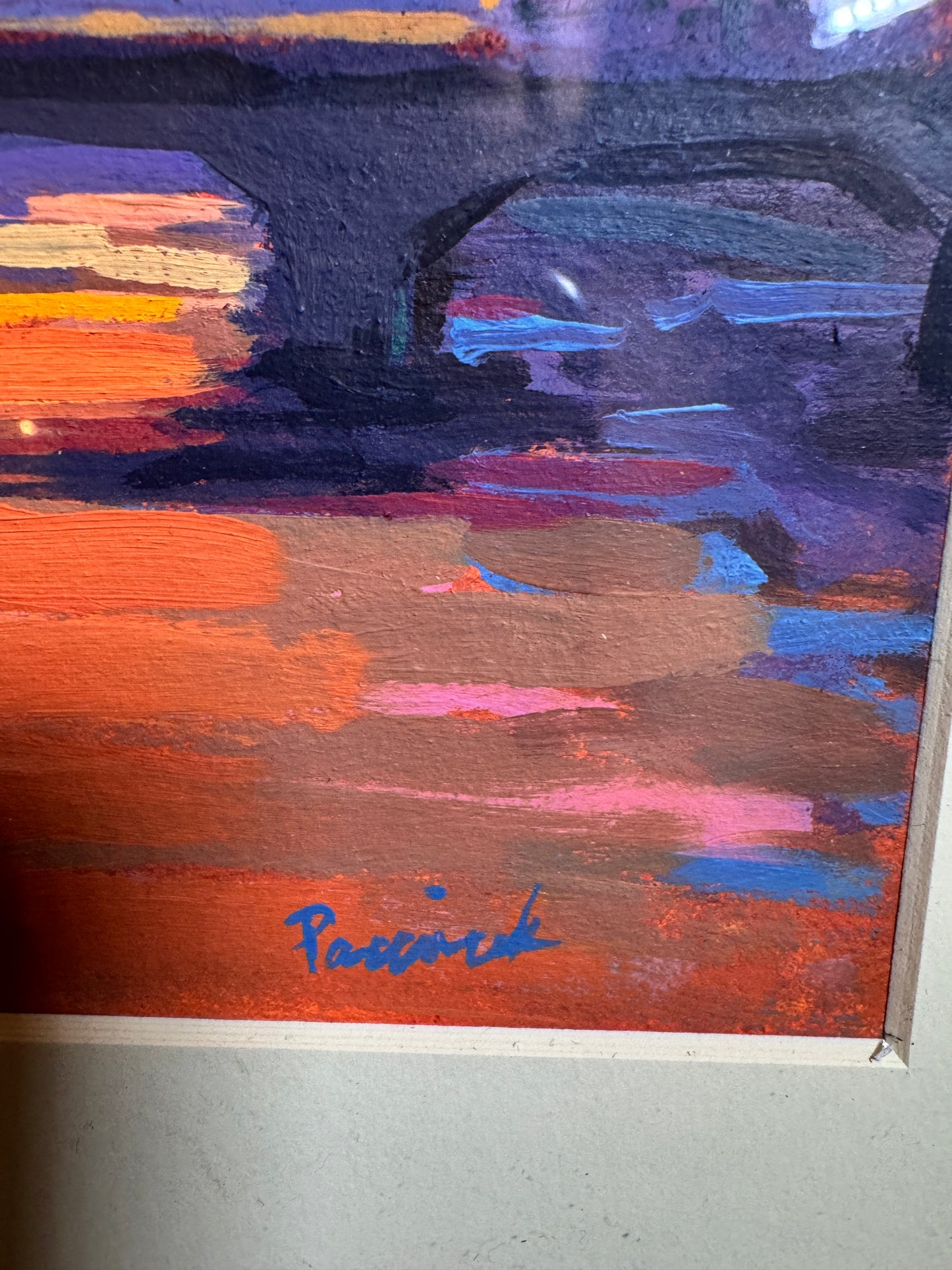 Rich Pasquale "Dusk on the Arno" Painting [Art 418]