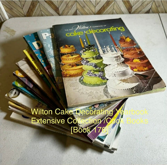 Wilton Cake Decorating Yearbook Extensive Collection /Cook Books [Book 176]