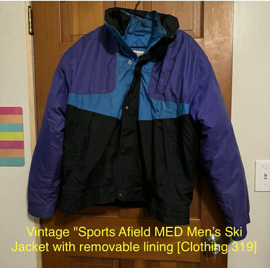 Vintage "Sports Afield MED Men’s Ski Jacket with removable lining [Clothing 319]