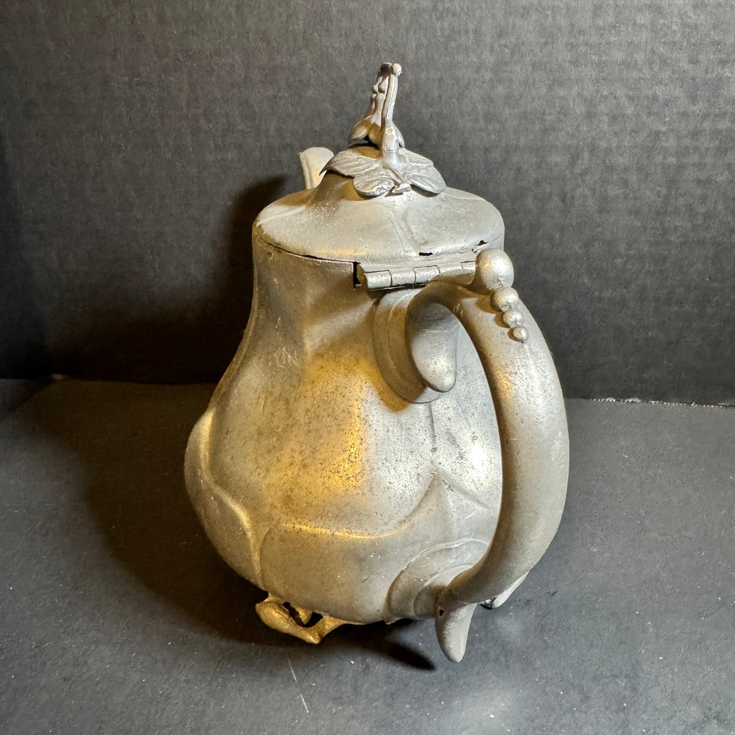 Vintage Pewter Teapot [Item 0074]