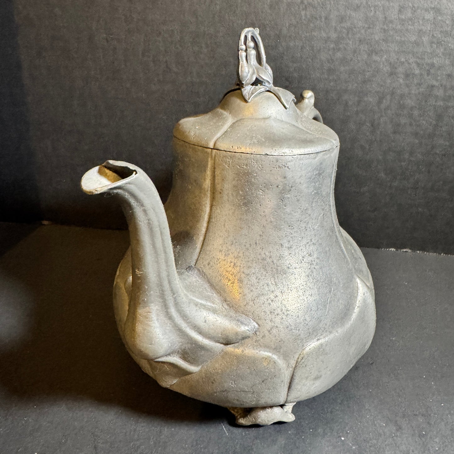 Vintage Pewter Teapot [Item 0074]