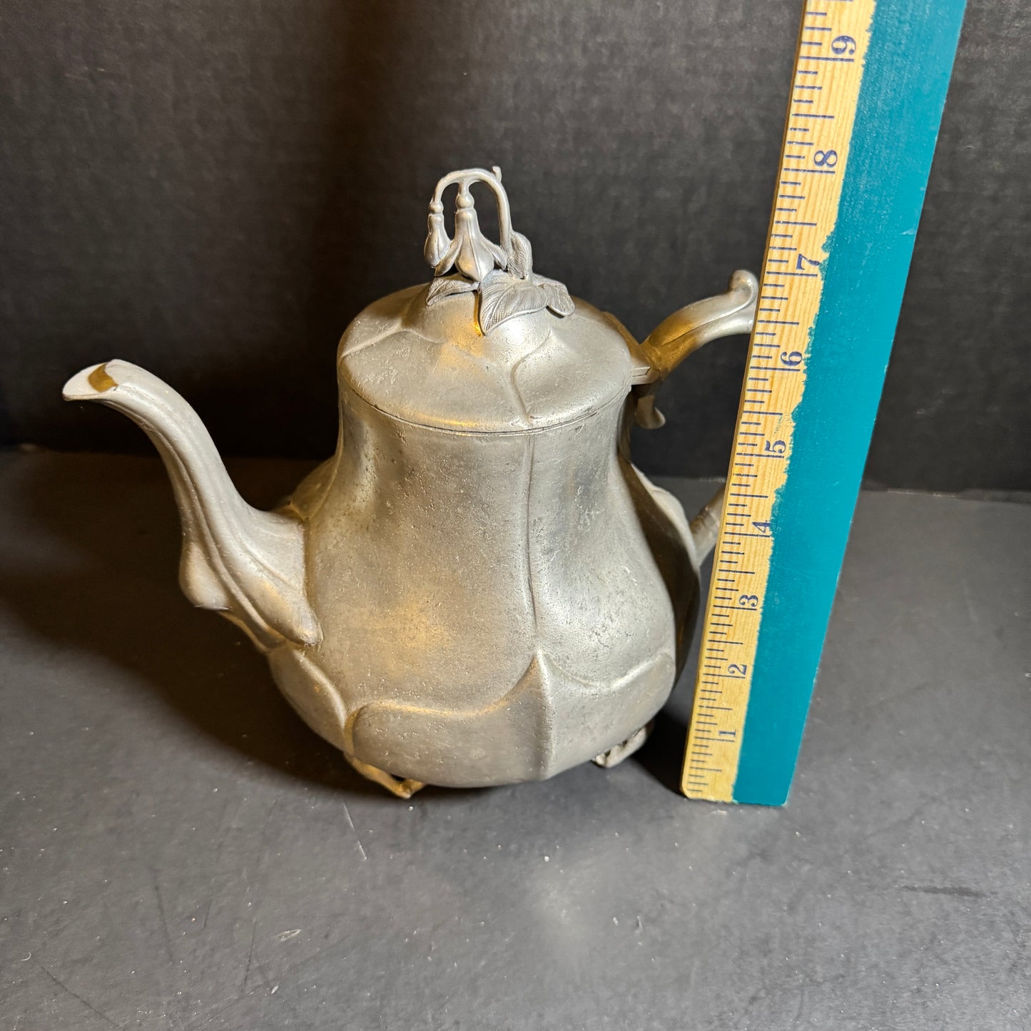 Vintage Pewter Teapot [Item 0074]