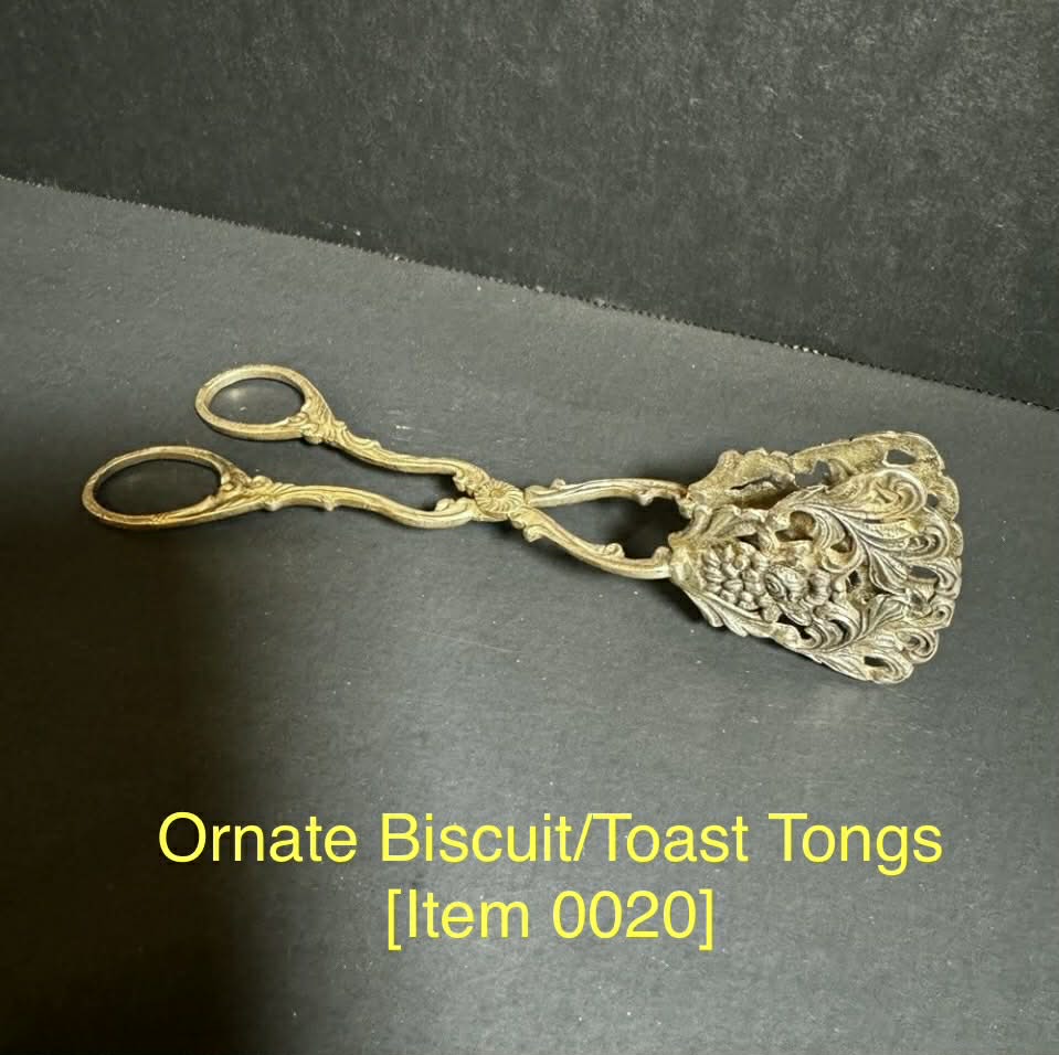 Ornate Biscuit/Toast Tongs [Item 0020]