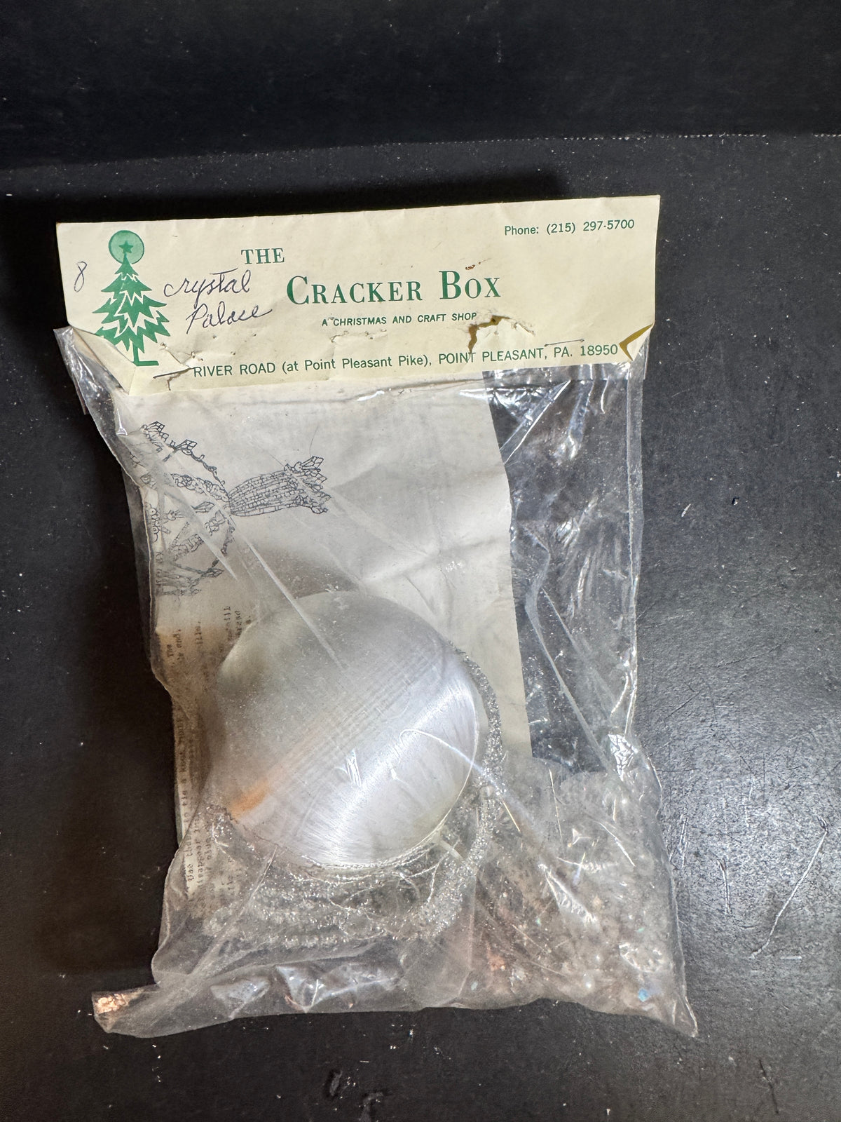 Vintage Crystal Palace Christmas Cracker Box Craft Kit [Item 0393]