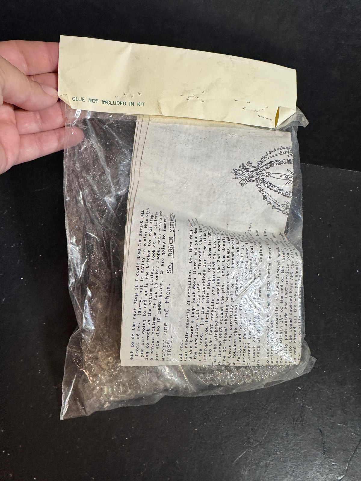 Vintage Crystal Palace Christmas Cracker Box Craft Kit [Item 0393]