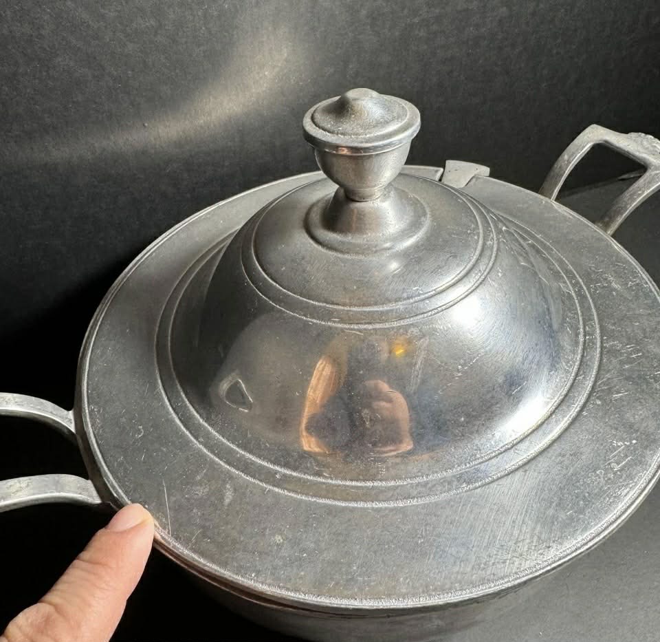 Vintage Othe Wilton Co. Pewter Serving Dish [Item 826]