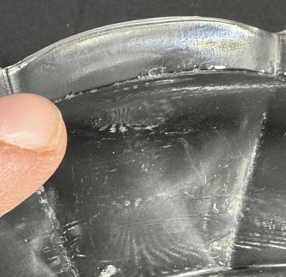 Long Clean Vintage Glass Dish [Item 834]