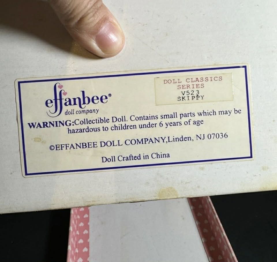 Vintage Doll - Effanbee Skippy V523 [Item 977] 1996