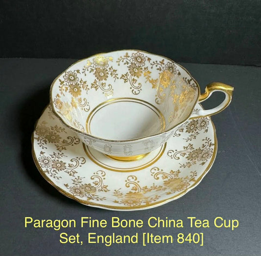 Paragon Fine Bone China Tea Cup Set, England [Item 840]